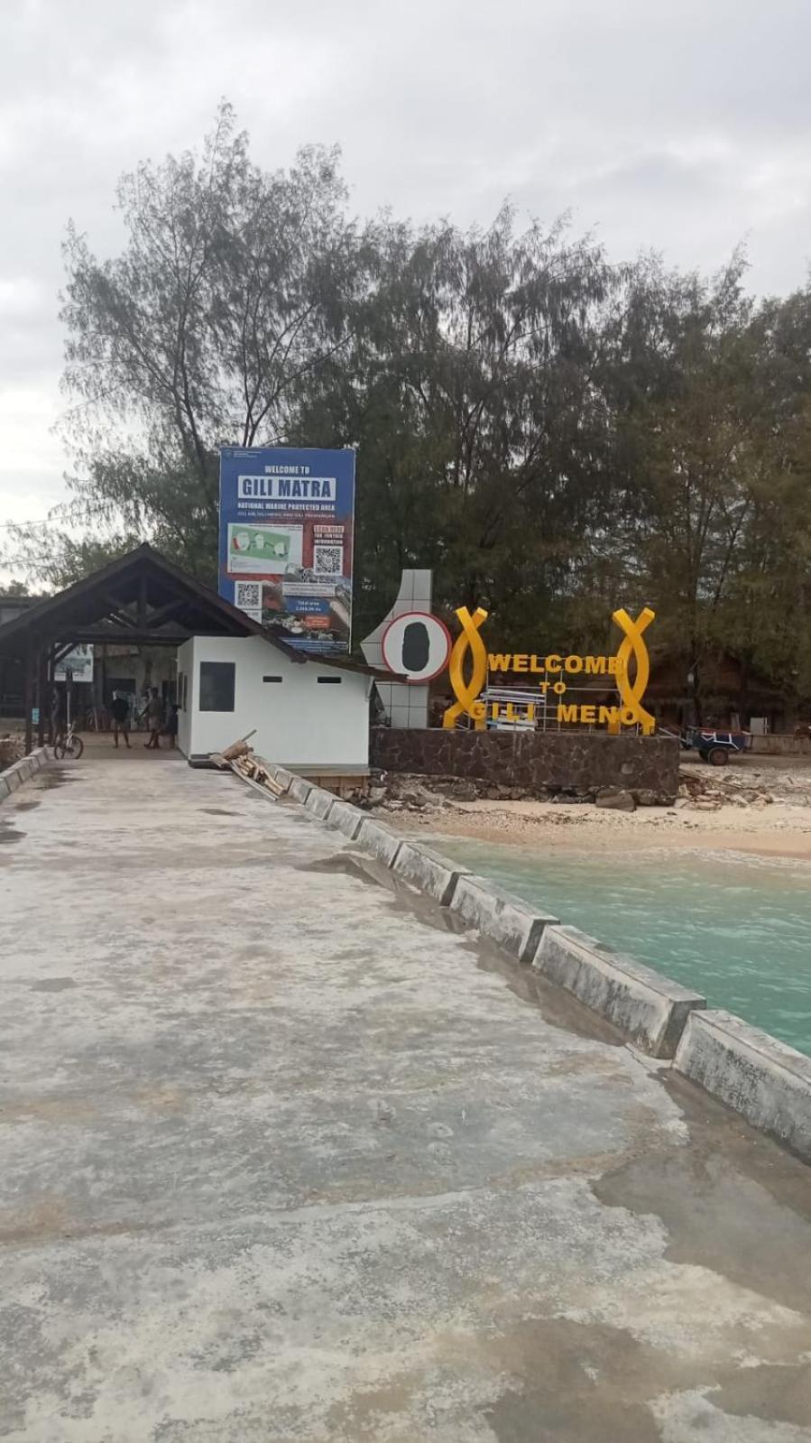 Bunga Bungalows Gili Meno Exterior foto