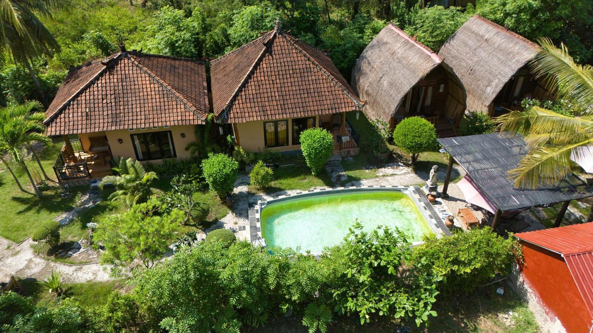 Bunga Bungalows Gili Meno Exterior foto
